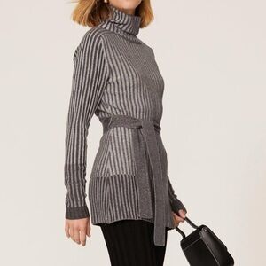 Tome Collective Ribbed Sweater Knit Merino TMEC8 wool size Med EUC